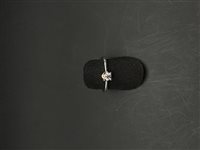 Anello Gioielleria Dossena  Donna in Oro bianco Zircone ANOR-154-253